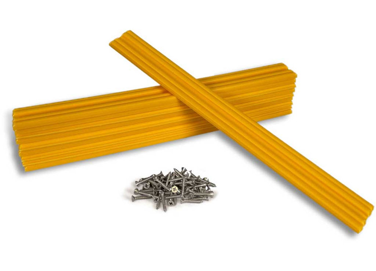 Caliber - Marine Slides 1.5in X 15in Yellow 10pk - 23030-5