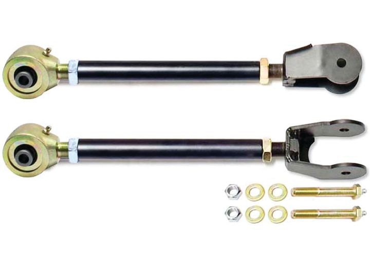 Rock Jock - 9706 Wrangler Tj/lj Unlimited/xj/mj Front Upper Johnny Joint Adj Control Arms - CE-9102SF