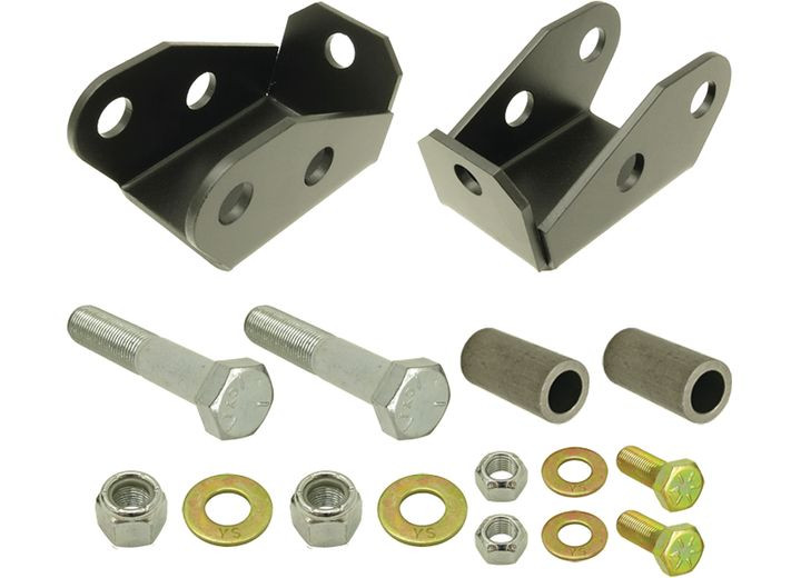 Rock Jock - 9706 Wrangler Tj/lj Unlimited Rear Lower Shock Mount Ext Pair - CE-9601