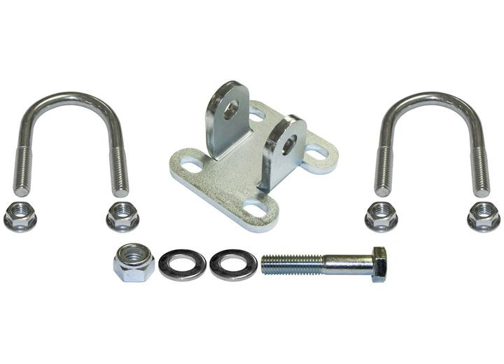 Rock Jock - 0718 Wrangler Jk Steering Stabilizer Shock Bracket Kit - JK-9704SB