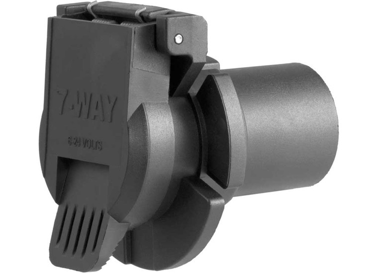 Curt - Replacement Oe 7 Way Rv Blade Socket  Twists Into Uscar - 56415