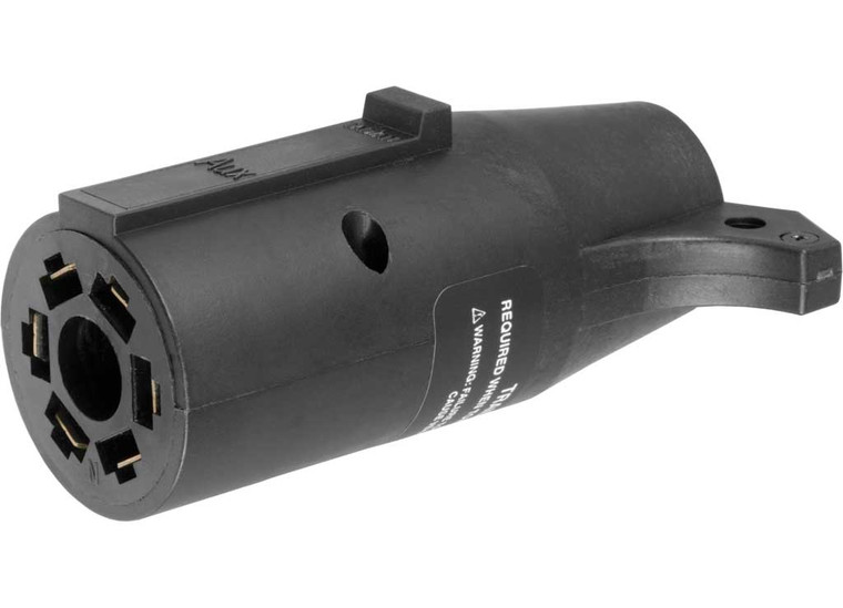 Curt - 7way Led To 6way Round Adapter(recognizes Led Trailer Lights) - 57005