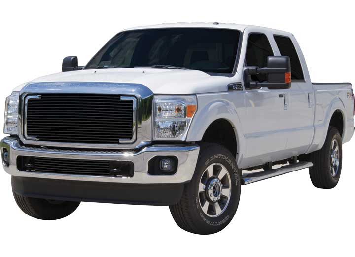 Carriage Works - 1116 Ford F250/f350/f450 Black Monster Bar Replacement Billet Grille - 44803