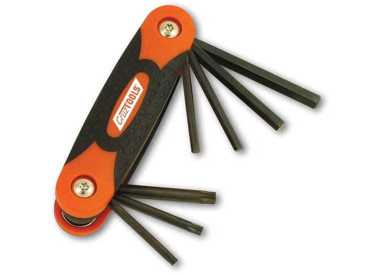 CRUZTOOLS - Folding Hex/torx Key Set For Harleydavidson Motorcycles - FHT1