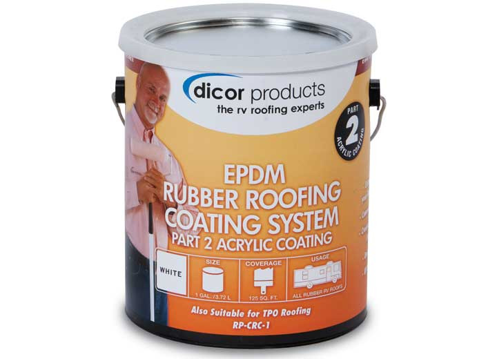 Dicor - 1 Gal. Can Epdm Rubber Roof Coating  Tan - RP-CRCT-1