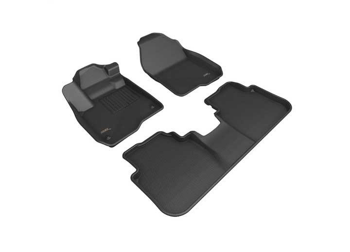 3D Mats - 23c Honda Crv R1 R2 Maxpider Kagu Floor Liner Black - L1HD13201509