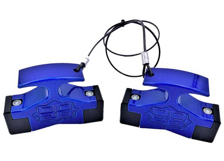 DD26 Fishing - Mean Stop Gen 2 Hydraulic Steering Locks Blue (comes With .75 Diameter 4 Width - 26GEN2MS2