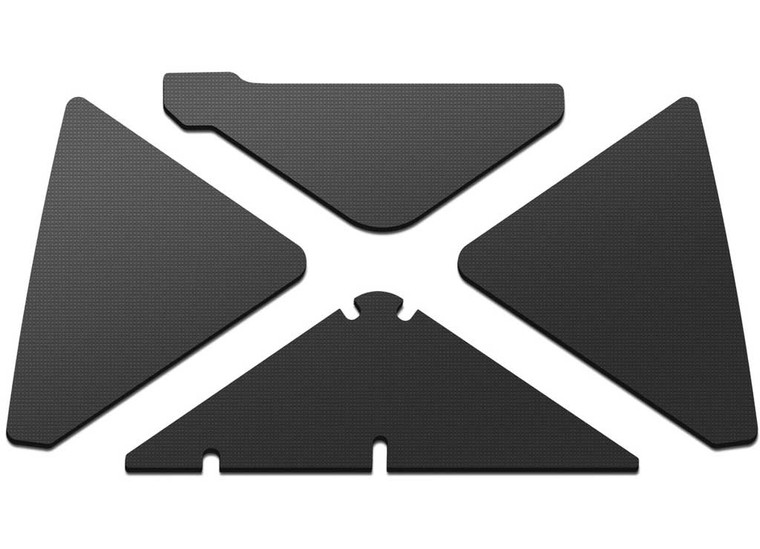 DEI - 0717 Wrangler Jk Under Hood Liner Kit Peel & Stick Black - 50083