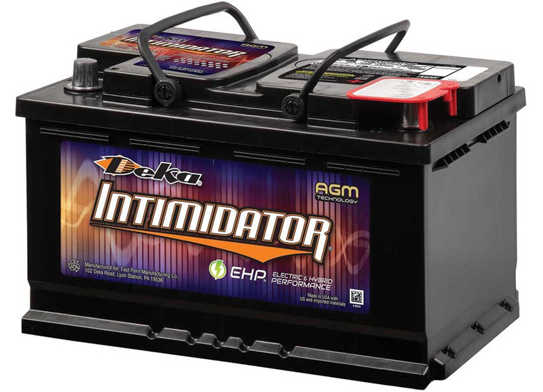 Deka Batteries - Intimidator Agm 12v Battery 800 Cca W/ Top Posts - 9A94R