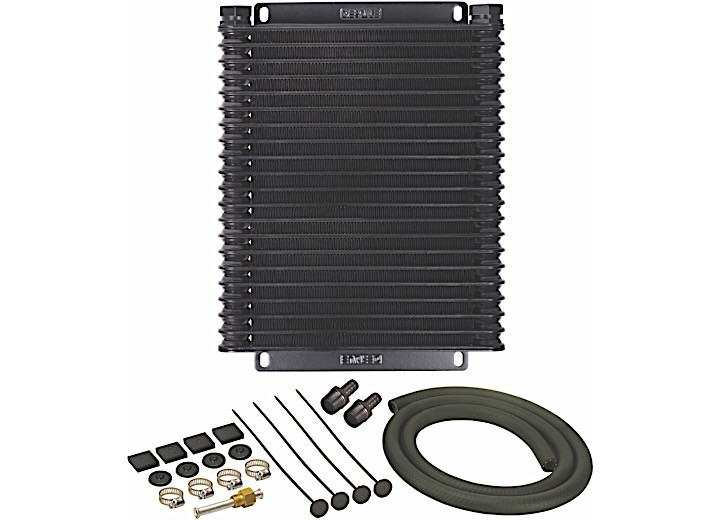 Derale - Plate & Fin Trans Cooler Kit (1/2in Npt) - 13615
