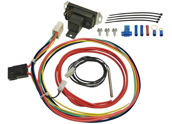Derale - Fan Controller Adjustable Electric W/push In Radiator Probe - 16759
