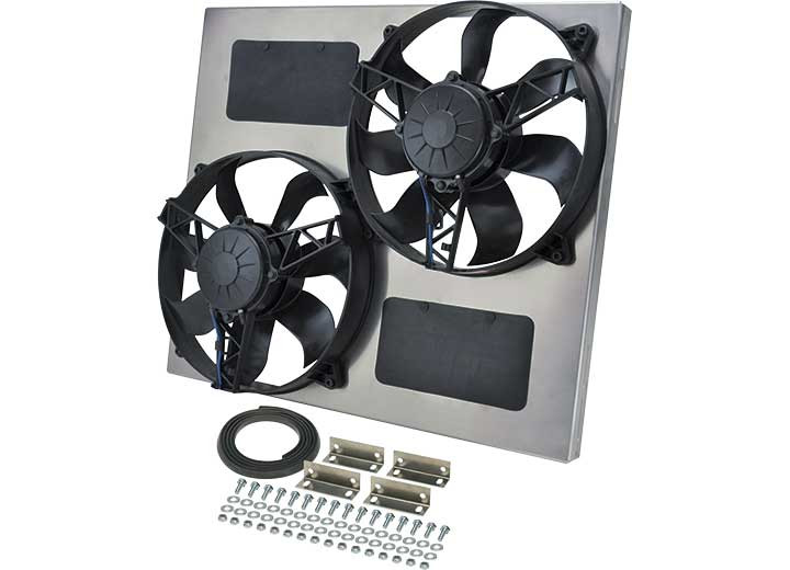 Derale - Dual Rad Fan/alum Shroud Assm - 16830