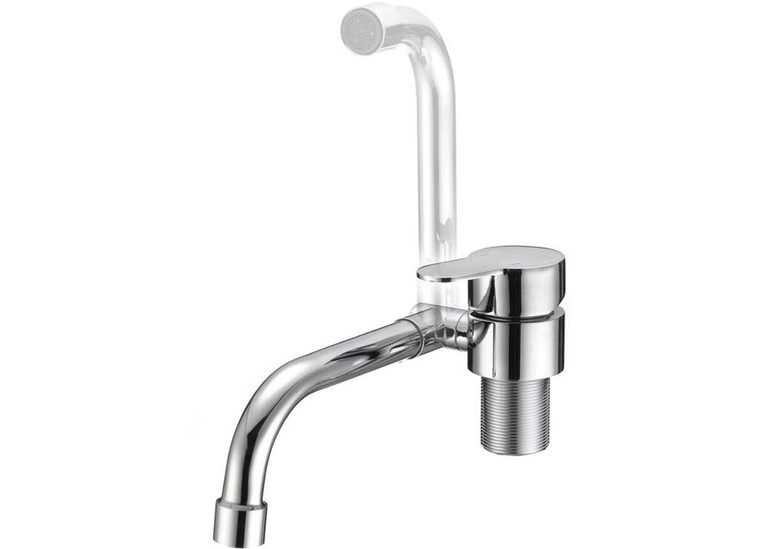 Dura Faucet - Folding Rv Kitchen Faucet  Chrome - DF-MK510H-CP