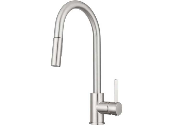 Dura Faucet - Streamline Pulldown Rv Kitchen Faucet  Brushed Satin Nickel - DF-MK530SLK-SN