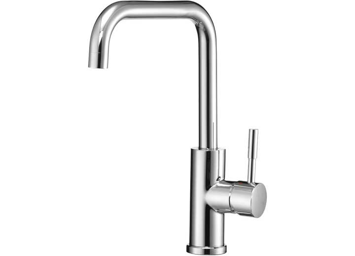 Dura Faucet - Streamline Squaredarc Rv Kitchen Faucet  Chrome - DF-MK533LK-CP