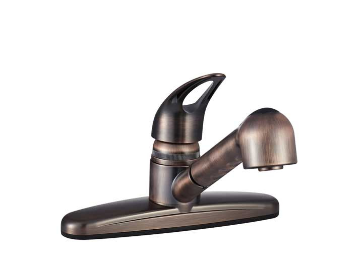 Dura Faucet - Nonmetallic Pullout Rv Kitchen Faucet  Oil Rubbed Bronze - DF-PK100-ORB