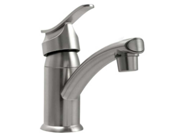 Dura Faucet - Single Lever Centerset Rv Lavatory Faucet  Brushed Satin Nickel - DF-PL200-SN