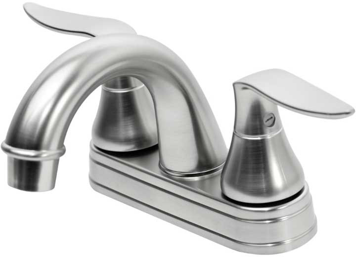 Dura Faucet - Elegant Arc Spout Rv Lavatory Faucet  Brushed Satin Nickel - DF-PL620LH-SN