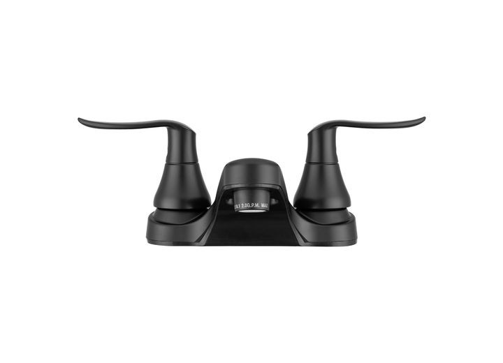 Dura Faucet - Elegant Rv Lavatory Faucet  Matte Black - DF-PL700LH-MB