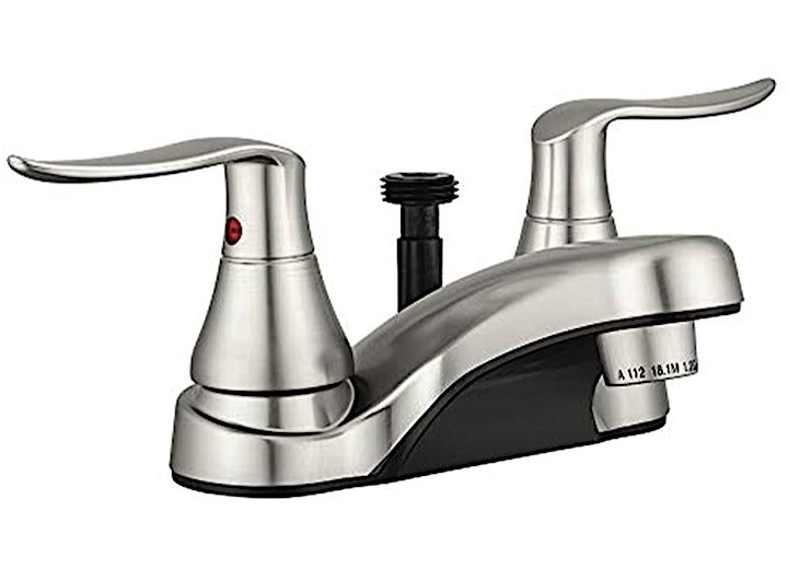 Dura Faucet - Elegant Rv Lavatory Faucet W/diverterbrushed Satin Nickel - DF-PL720LH-SN