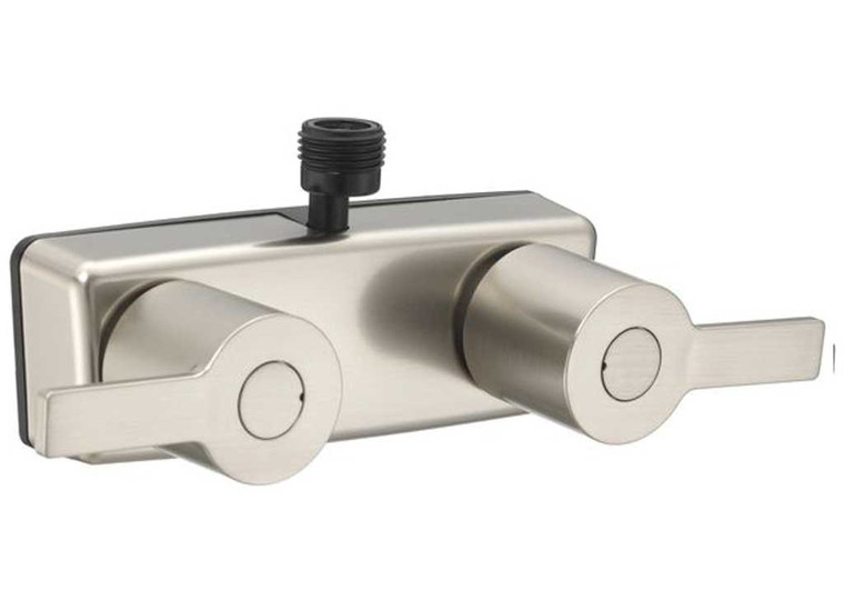 Dura Faucet - Modern Rv Shower Faucet  Brushed Satin Nickel - DF-SA100M-SN