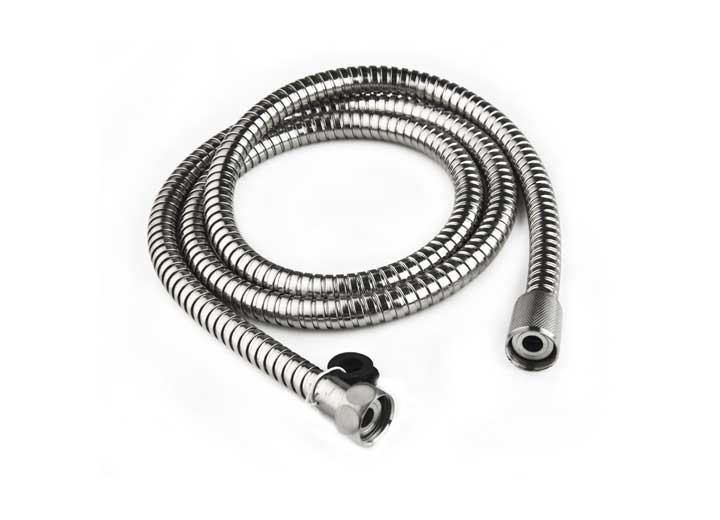 Dura Faucet - 60 Stainless Steel Rv Shower Hose  Chrome Polished - DF-SA200-CP