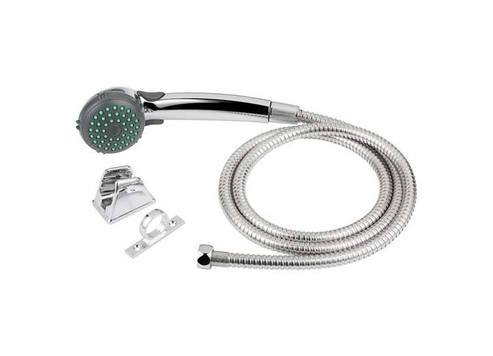 Dura Faucet - Rv Single Function Shower Wand & Hose Kit  Chrome Polished - DF-SA400K-CP