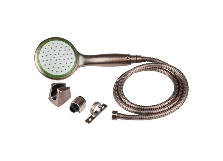 Dura Faucet - Pressure Assist Rv Shower Wand & Hose Kit  Oil Rubbed Bronze - DF-SA470K-ORB