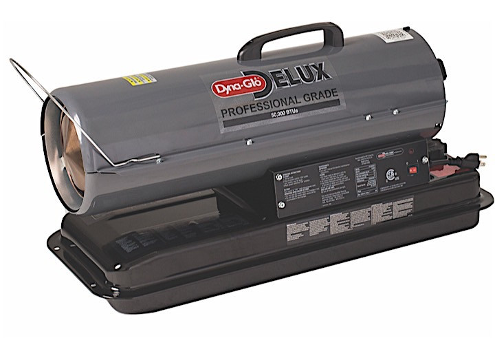 GHP Group - Dynaglo Delux 50000 Btu Kerosene/diesel Forced Air Heater - KFA50DGD