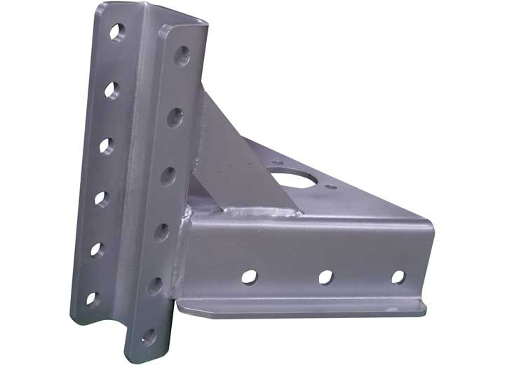 Demco Trailer - 50 Degree Chnl Mount Aframe W/ Hole Silver Sparkle - 15795-52