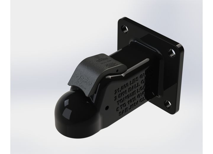 Demco Trailer - Coupler 25/16in  Bolt On Plate Mount Ez Latch 3in Channel; 21000 Lbs - 15923-97