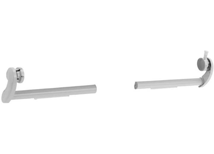 Dometic - Bracket Kit Slide Topper Short White - 9108785889