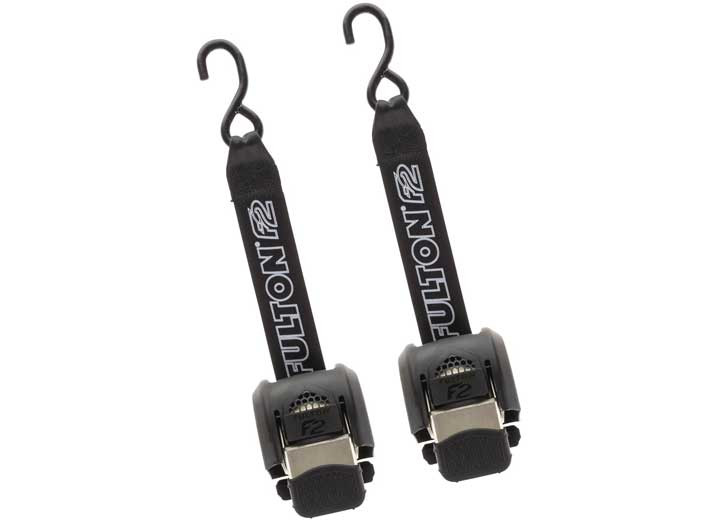 Draw-Tite - F2 2500lb/833lb Retractable Transom Tie Downs Zinc - 2062000