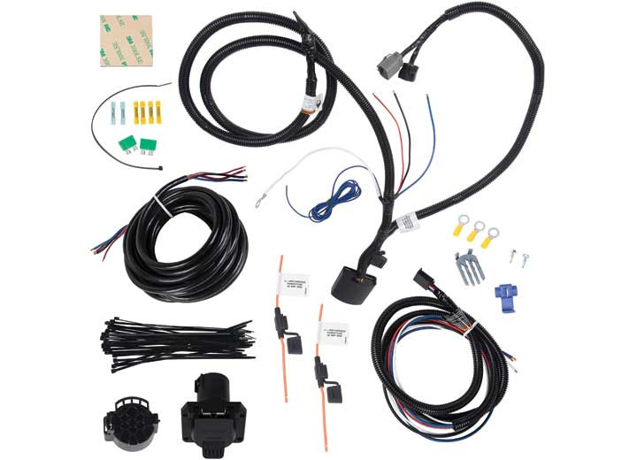 Draw-Tite - Tow Harness Universal 7way Kit(includes Modulite Hd W/backup Protect And Brake Control Harness - 22122
