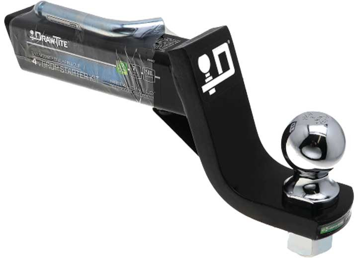 Draw-Tite - Class Iii 2in Receiver Ball Mount 4in Drop 7500lb W/ 2in Ball & Pin/clip - 40644