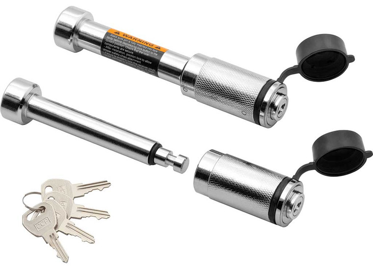 Draw-Tite - Combo Lock Set 5/8in For 2in Sq. Receiver And 3/4in For Accessory (keyed Alike) - 63069