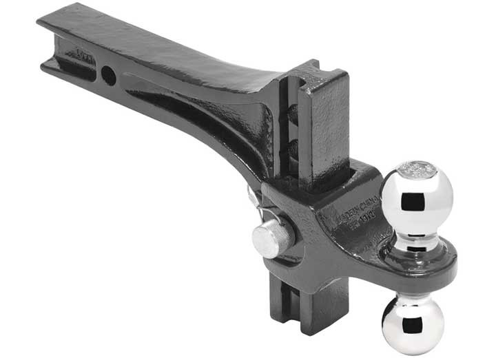 Draw-Tite - Cls Iii/iv Adjustable Dual Ball Mount W/2in/2 5/16in Chrome Balls - 63071