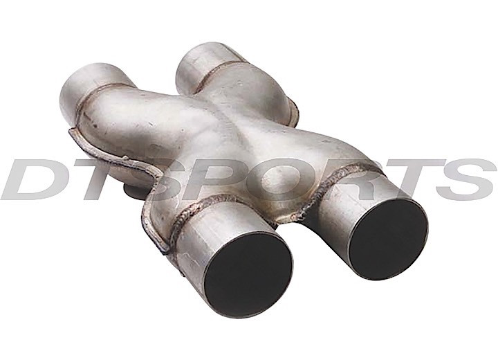 Different Trends - Aluminized X Pipe 2.50in Id / 2.50in Od - AX2525