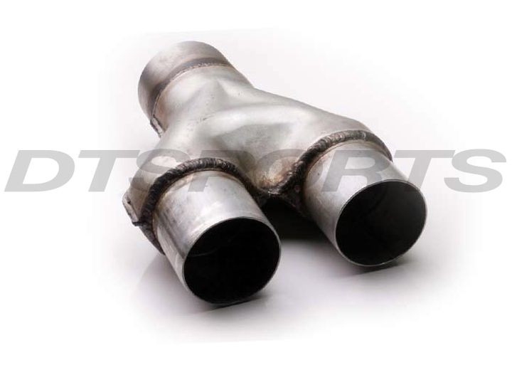 Different Trends - Aluminized Natural Y Pipe 2.50in Id / 2.25in Od - AY-2524