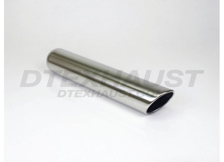 Different Trends - 3.50in Rolled Angle Texas Exhaust Tip 2.25in Id / 3.50in Od - DT-243518RAC