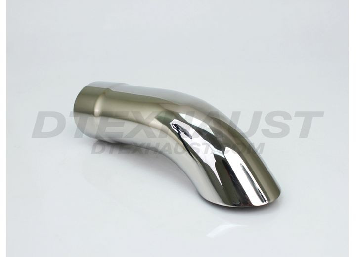 Different Trends - 9.00in Ss Turndown Ss Exhaust Tip 2.50in Id / 2.75in Od - DT-252590TD