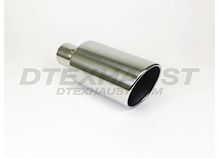 Different Trends - 5.00 In X 12.00 In Rolled Slant Diesel Exhaust Tip Id 2.25 In - Q9-255012RSL