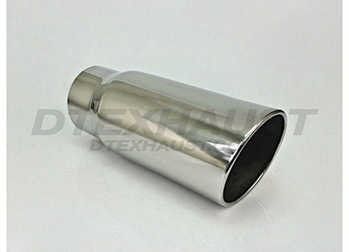 Different Trends - 6.00 In X 12.00 In Rolled Slant Diesel Exhaust Tip 5.00in Id / 6.00in Od - Q9-506012RSL