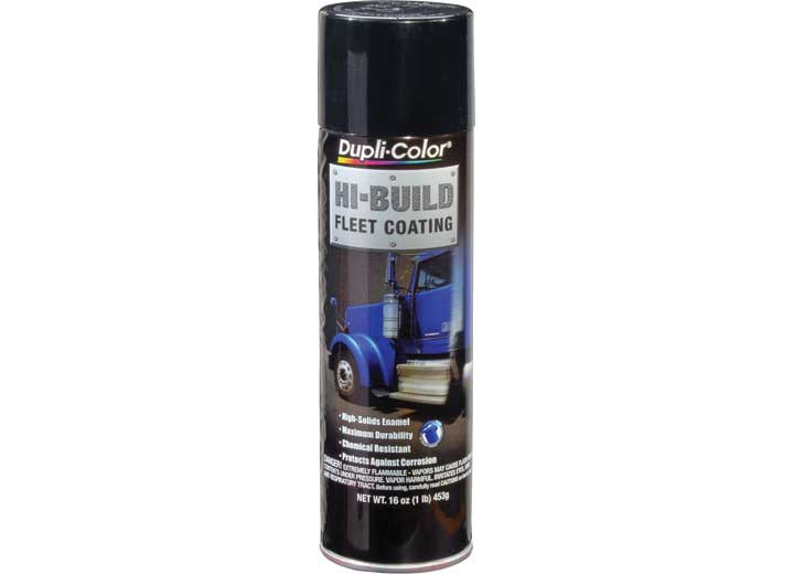 Dupli-Color  - Hibuild Fleet Coating; Gloss Black; 16 Oz. Aerosol - HB101