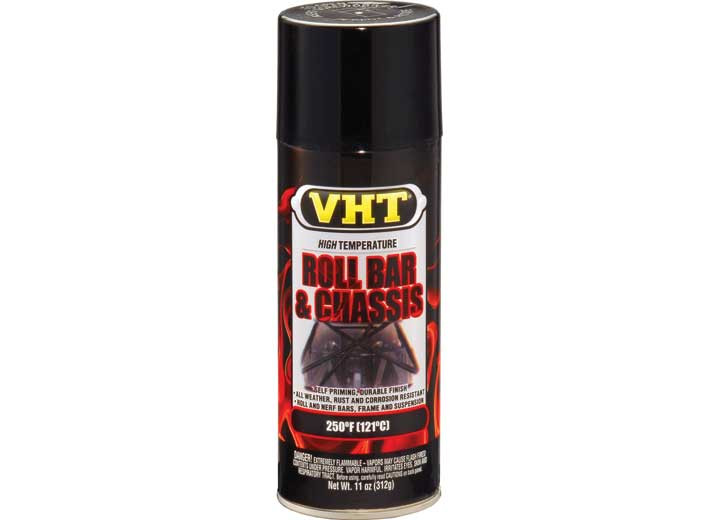 Dupli-Color  - High Temperature Roll Bar/chassis Paint; Gloss Black; 11 Oz. Aerosol - SP670