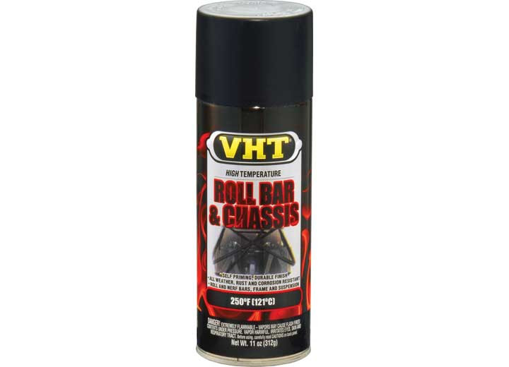 Dupli-Color  - High Temperature Roll Bar/chassis Paint; Satin Black; 11 Oz. Aerosol - SP671