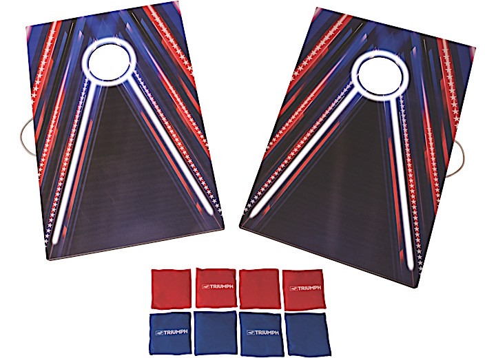 Escalade Sports - Triumph Led 2ft X 3ft Cornhole Set  Firework Edition - 35-7360-3
