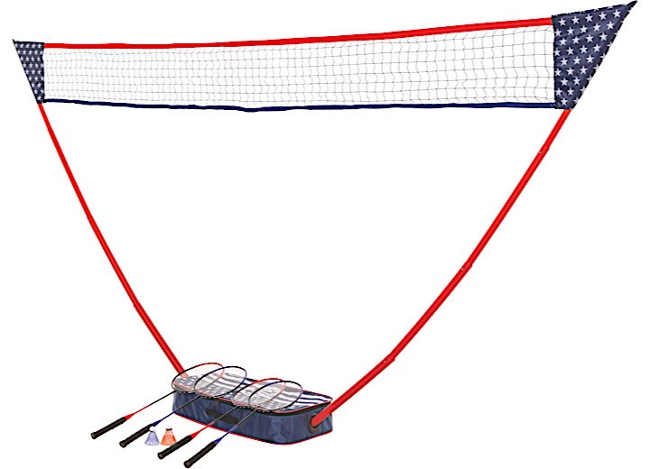 Escalade Sports - Triumph Patriotic Portable Badminton Set - 35-7450-3