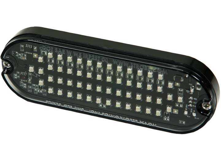 Ecco Safety Group - Directional Led: Oval Surface Mount 12vdc 15 Flash Patterns Amber - 3911A