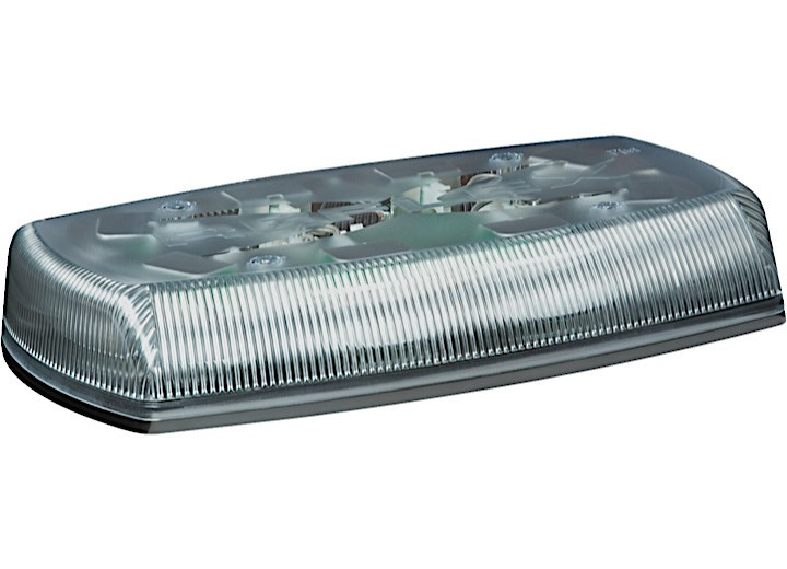 Ecco Safety Group - Led Minibar: Reflex 15in 1224vdc 18 Flash Patterns Clear Dome Amber/clear - 5585CAC